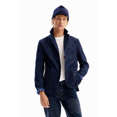 Blazer jean carreaux DESIGUAL