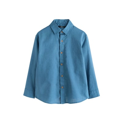 Chemise décontractée à manches longues en lin NEXT