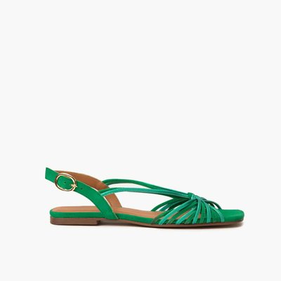 Sandale cuir velours MÉLODIE MAISON TOUFET
