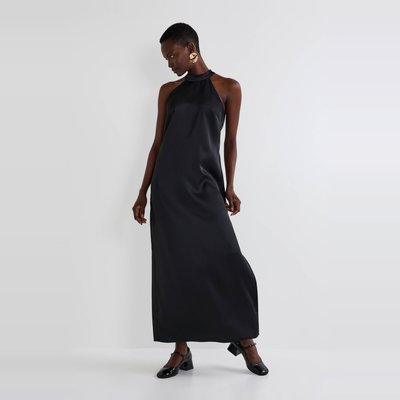 Monoprix robe noire longue 2025