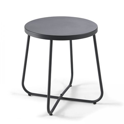 Table basse en acier ronde, diamètre 43 cm, Lagoon OVIALA