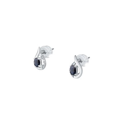 Boucles d'oreilles en or 375 et saphir CLEOR
