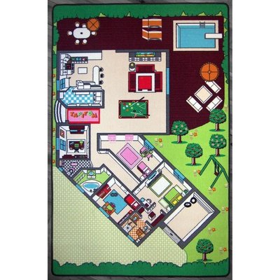 Tapis de jeu enfant LA MAISON TAPITOM