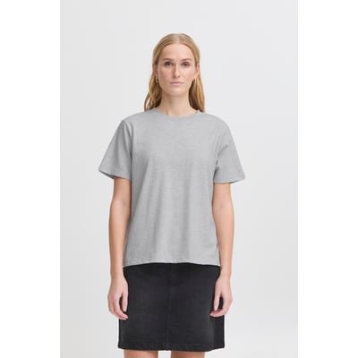 T-shirt manches courtes, col rond, coupe droite ICHI