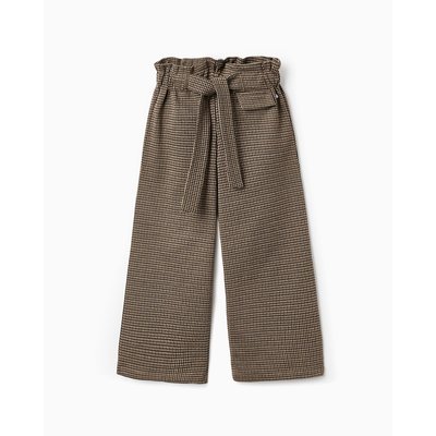 Pantalon pied de poule, taille réglable FRENCH CONNECTION ZIPPY