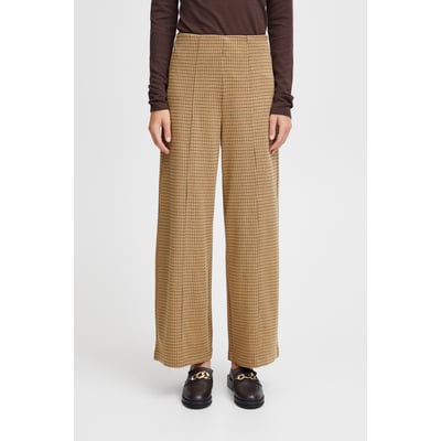 Pantalon à jambes larges, taille haute ICHI