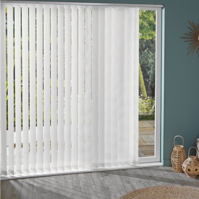 Lot de 5 lamelles verticales 89mm tissées pour store californien MADECOSTORE