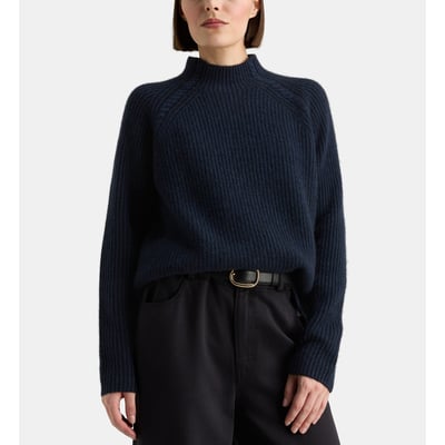 Pull droit edimbourg en maille torsadée cachemire GALERIES LAFAYETTE