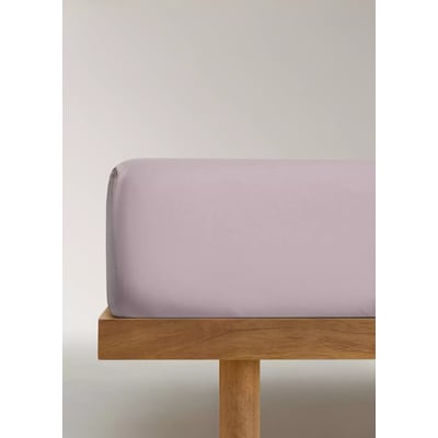 Drap-housse percale de coton 200 fils lit 200 cm MANGO HOME