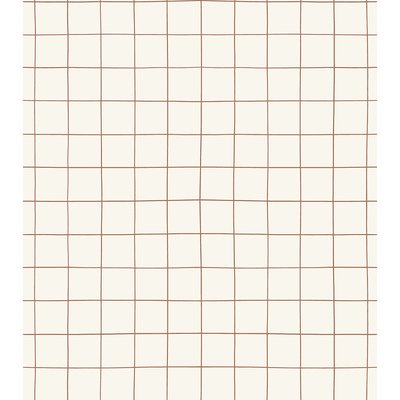 Papier peint quadrillage caramel MINIMA LILIPINSO