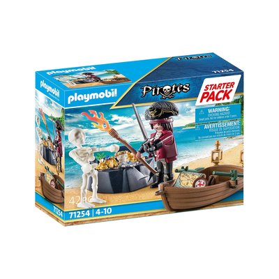 Pirates Starter Pack Pirate et barque PLAYMOBIL