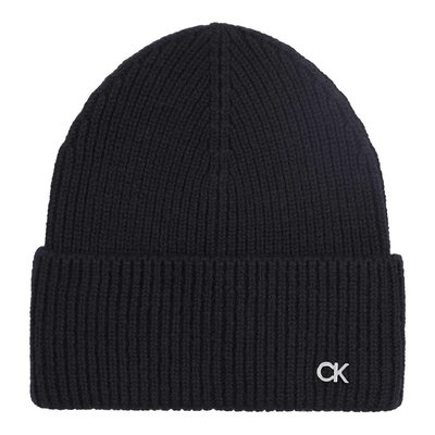 Unisex Cuffed Beanie in Wool/Cashmere CALVIN KLEIN