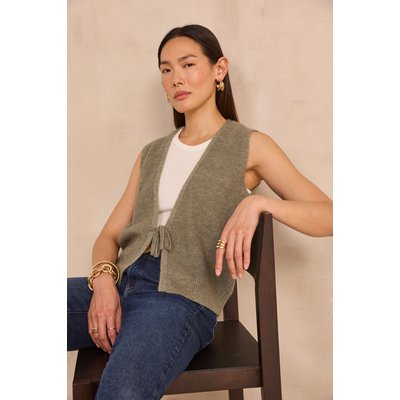Gilet sans manches en alpaga mélangé PACHA Maison 123