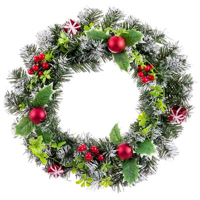 Couronne de l'Avent décoration Noël 40cm WADIGA