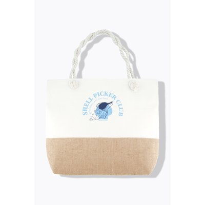 Grand cabas pour la plage, coquillage, corde ULLA POPKEN