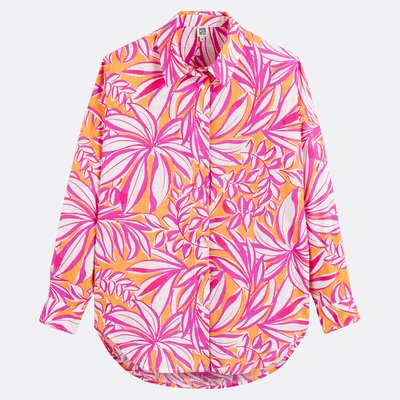 Chemise oversize imprimée Signature, APOLLINE LA REDOUTE COLLECTIONS