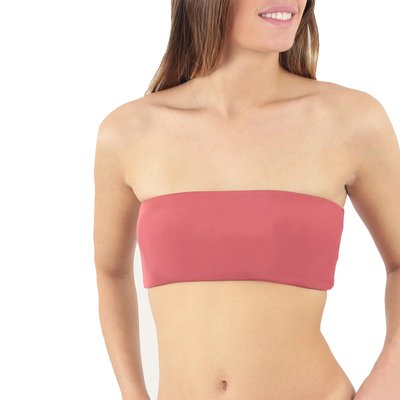 Haut de maillot bandeau souple avec armatures texturé Allure LAURA BY JANINE ROBIN