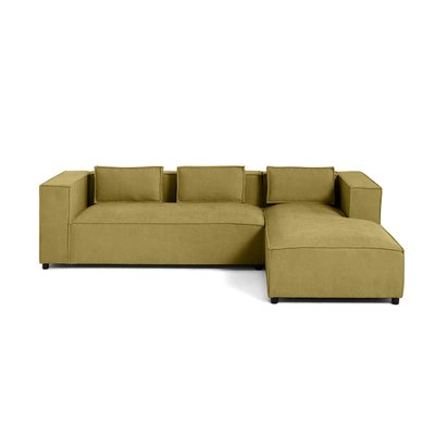 Canapé d'Angle droit en Tissu texturé 4 places - STELLA LISA DESIGN