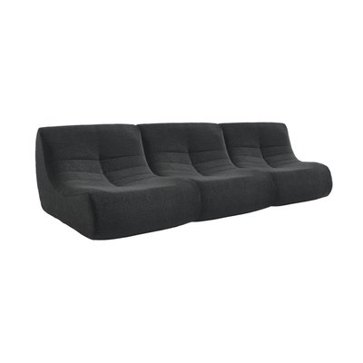 Chauffeuse modulable 1 place bouclette texturée (lot de 3) SOKOL SWEEEK
