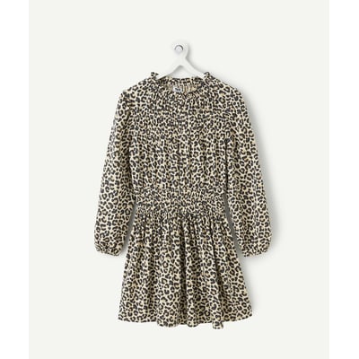 Leopard Print Long Sleeve Dress TAPE A L'OEIL