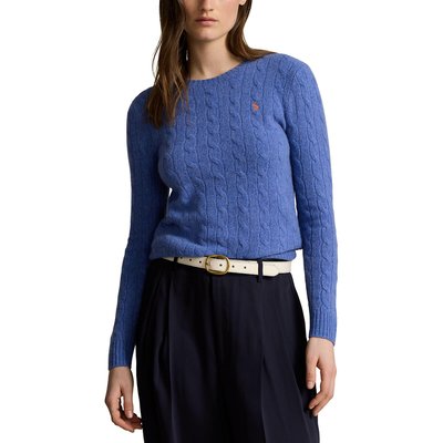 Pull torsade ralph lauren femme bleu La Redoute