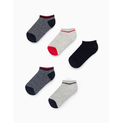 Pack 5 Paires de Socquettes Unies/Rayées ZIPPY