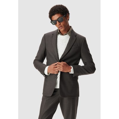 Veste de costume flanelle en laine IKKS