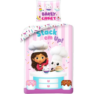Parure de Lit Enfant Gabby et La Maison Magique Cakey HOME