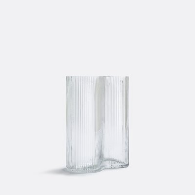 Jarra em vidro fumado estriado, alt. 21 cm, Anija LA REDOUTE INTERIEURS