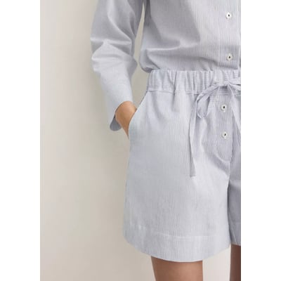 Short de pyjama coton rayures MANGO