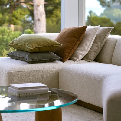 Housse de coussin lin épais, Boreo AM.PM