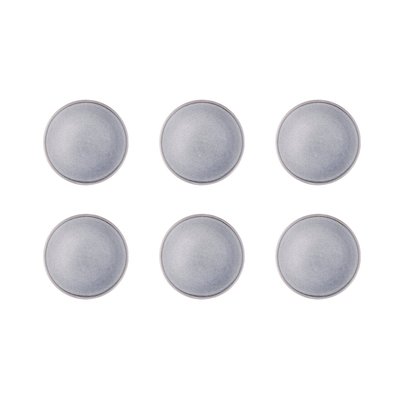 Lot de 6 assiettes à dessert en grès, STONE BJORN