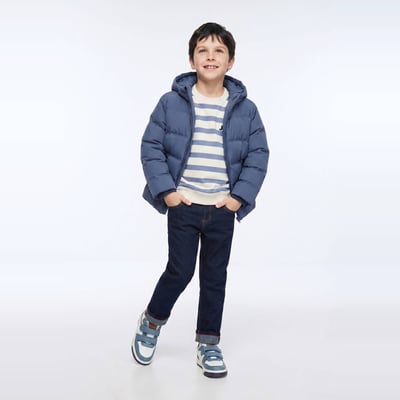 Doudoune à capuche unie MONOPRIX
