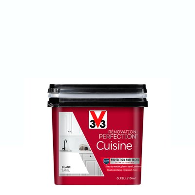 Peinture intérieure Rénovation Perfection® Cuisine Mat, Les blancs V33