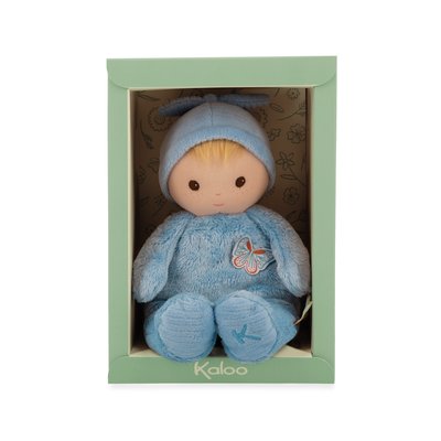 Tendre bébé - bébé lin - bleu - 24cm KALOO