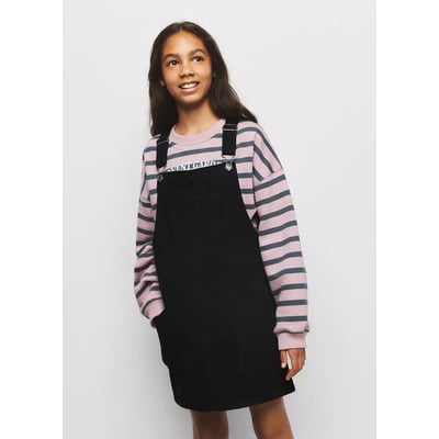 Robe chasuble denim poches MANGO KIDS