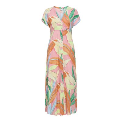 Vestido comprido e estampado ONLY