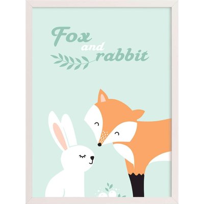 Tableau bois vertical, Forest Friends RECOLLECTION
