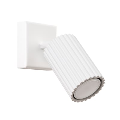 Applique Aluminium Blanc GU10 1 Karbon EDEN