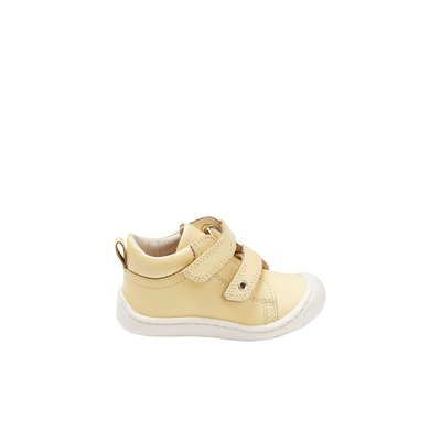 Bottillons scratchés cuir souple premiers pas VERTBAUDET