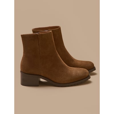 Boots à talon cuir CYRILLUS