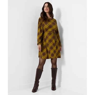 Robe Courte en Jersey à Carreaux Tradition JOE BROWNS