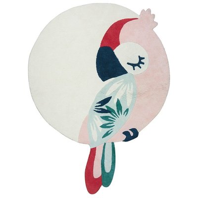 Tapis enfant perroquet TROPICA LILIPINSO