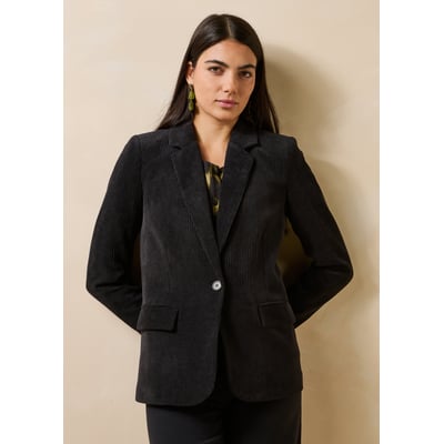 Veste tailleur en velours manches longues LA FEE MARABOUTEE