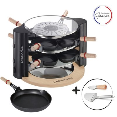 Raclette evolution + accessoires à fromage LAGRANGE