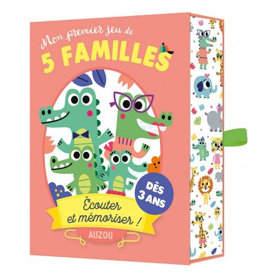 Mon premier jeu de 5 familles - Jeu de cartes EDITIONS AUZOU