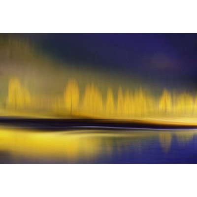 Tableau la nuit jaune HEXOA