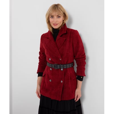 Manteau en Tweed Ceinturé Mabel JOE BROWNS