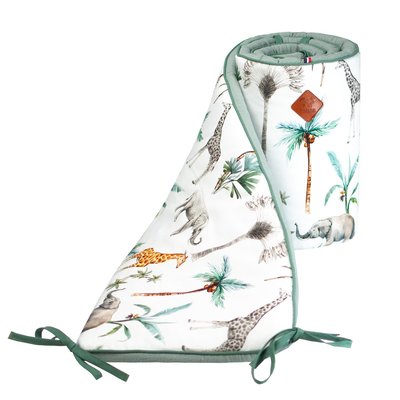 Tour de lit universel en gaze de coton SAFARI SEVIRA KIDS