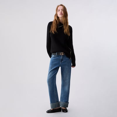 Pull en laine avec zip LIU JO